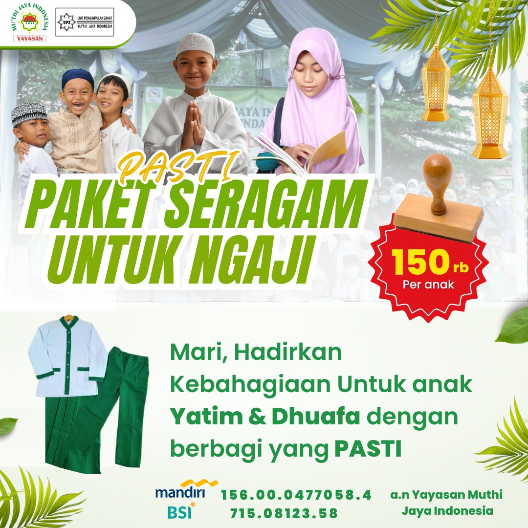 PAKET SERAAM UNTUK MENGAJI
